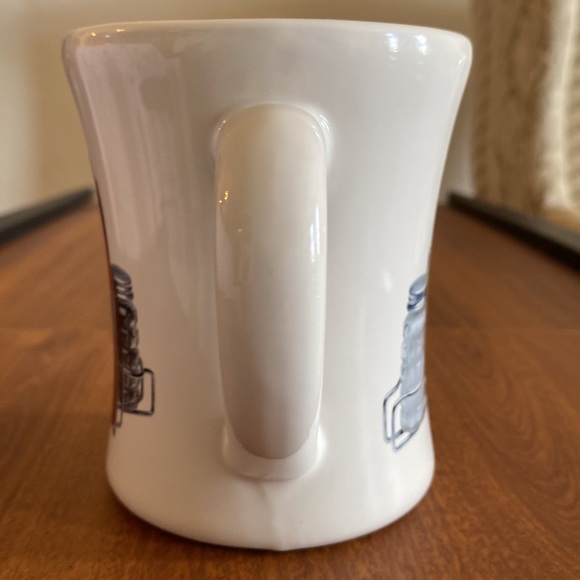 White restaurant mug/cup with salt/pepper/ ketchup/mustard pictured unique rare - Picture 4 of 11